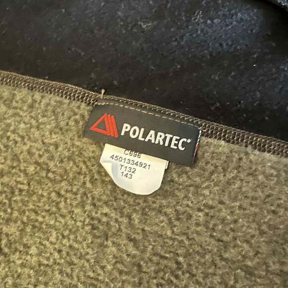 The North face Polartec Fleece Jacket Men's size Small Green - Picture 6 of 7